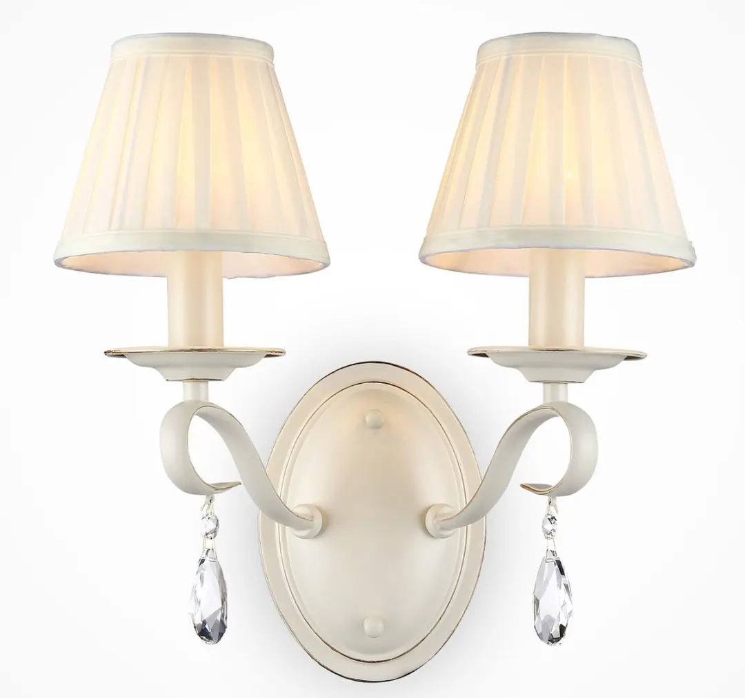 Maytoni Brionia Wandlamp - 2 Lichtpunten - Beige