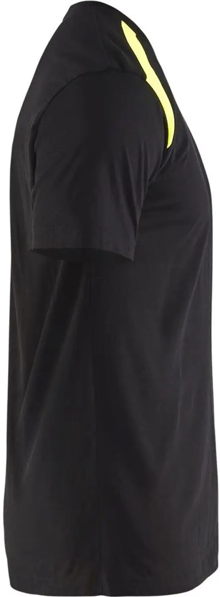Blåkläder T-shirt 3379-1042 Bi-Color - 4XL - Zwart/High Vis Geel