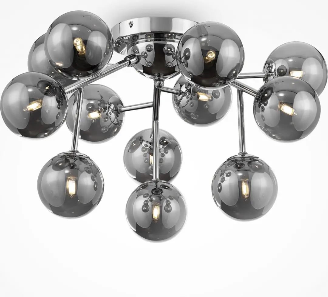 Maytoni Dallas Plafondlamp - 12x28W - Ø60cm - Chroom
