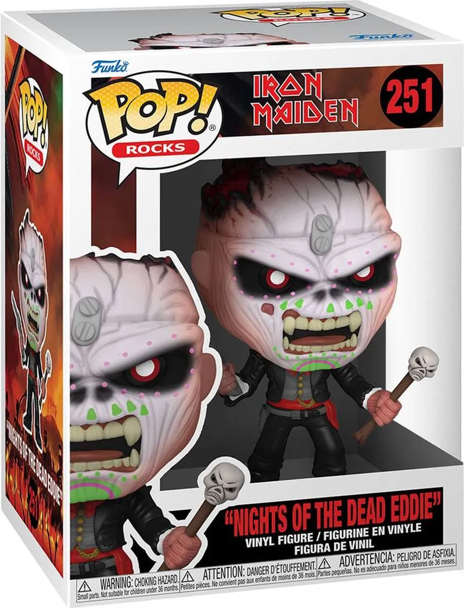 Funko POP! Rocks Eddie Nights Of The Dead Verzamelfiguur - Multicolours