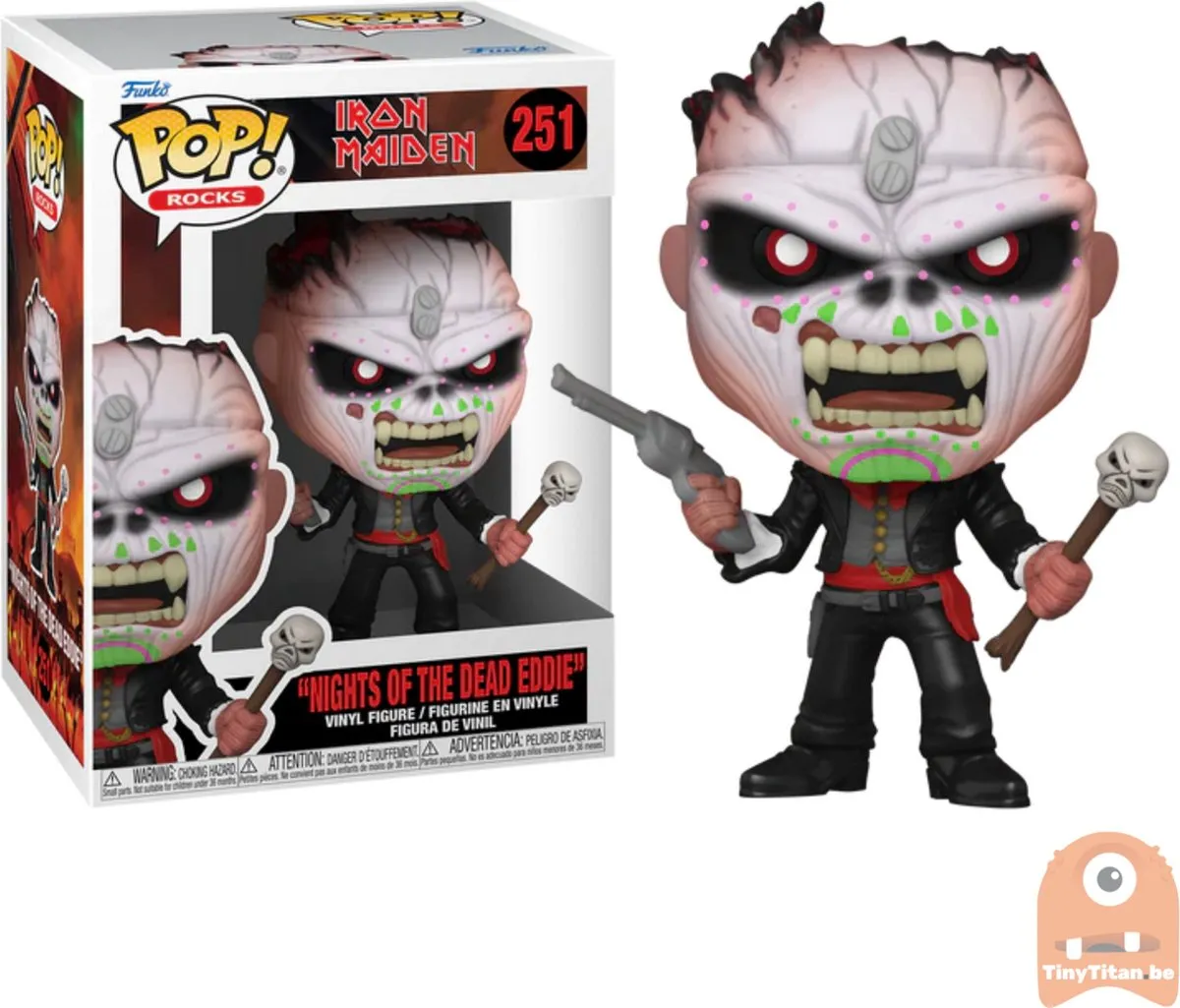 Funko POP! Rocks Eddie Nights Of The Dead Verzamelfiguur - Multicolours