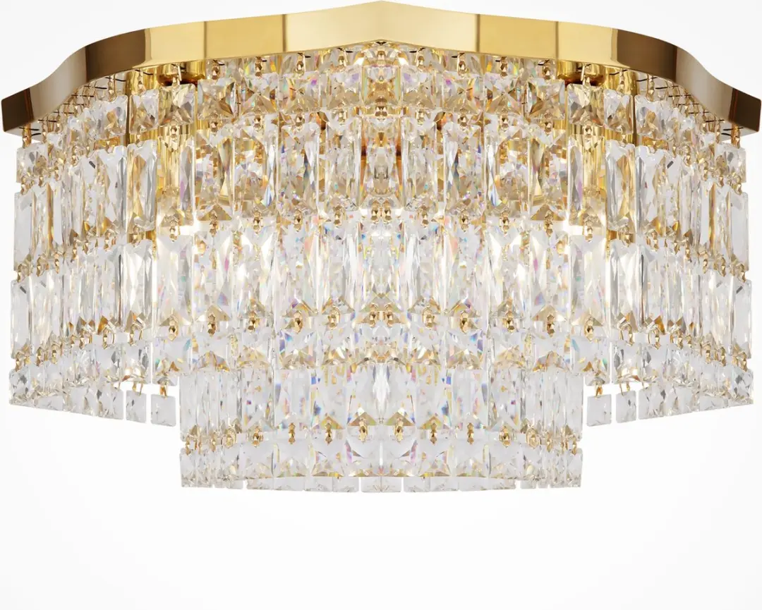 Maytoni Dune Plafondlamp - 6 Lichtpunten - Goud