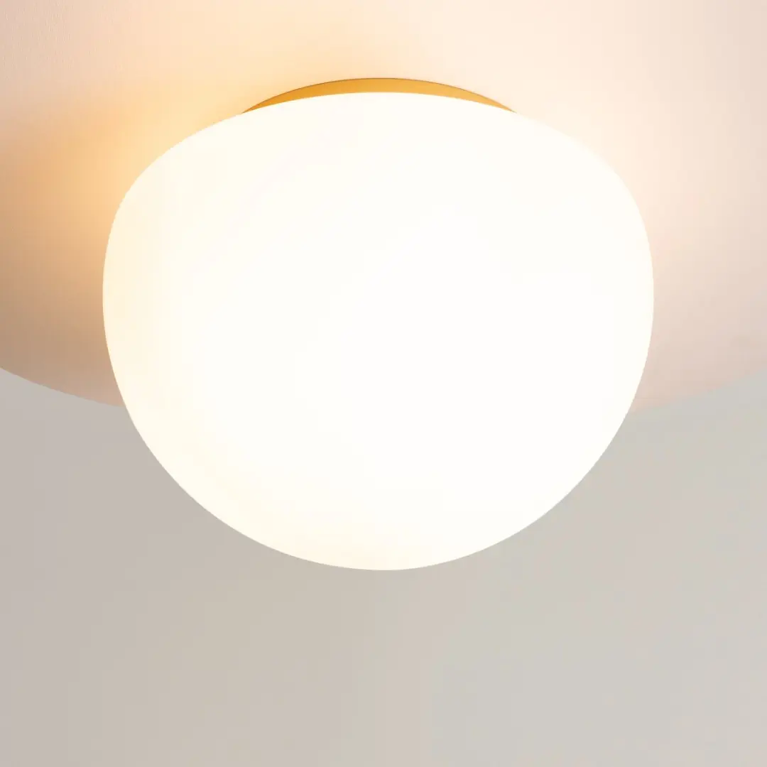 Maytoni Glassy Plafondlamp - Goud - Ø31,5cm