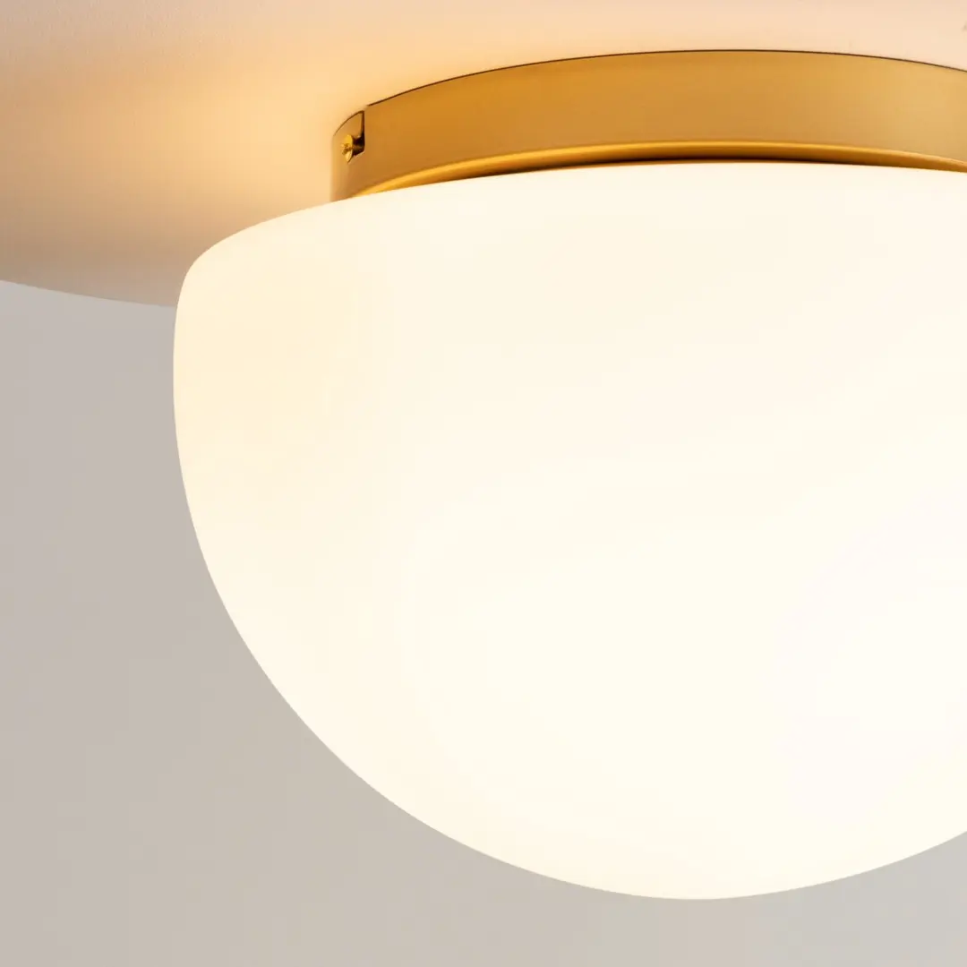 Maytoni Glassy Plafondlamp - Goud - Ø31,5cm