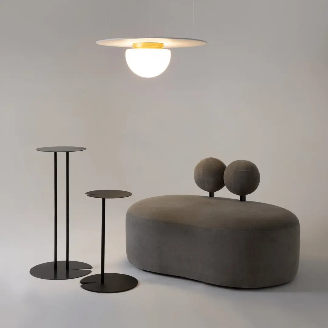 Maytoni Glassy Plafondlamp - Goud - Ø31,5cm