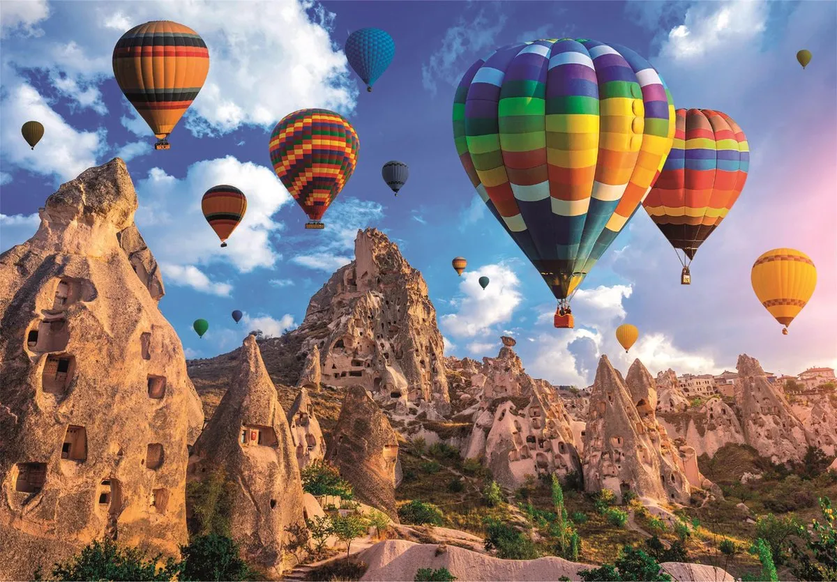 Clementoni Ballonnen in Cappadocië Puzzel 1000 Stuks - Multikleur