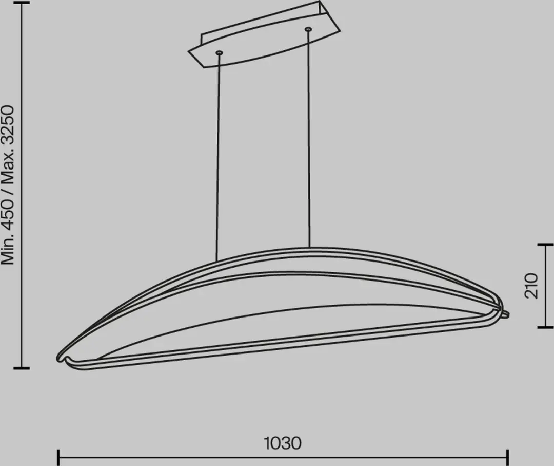 Maytoni Hanglamp Breeze Messing - 34W - Goud
