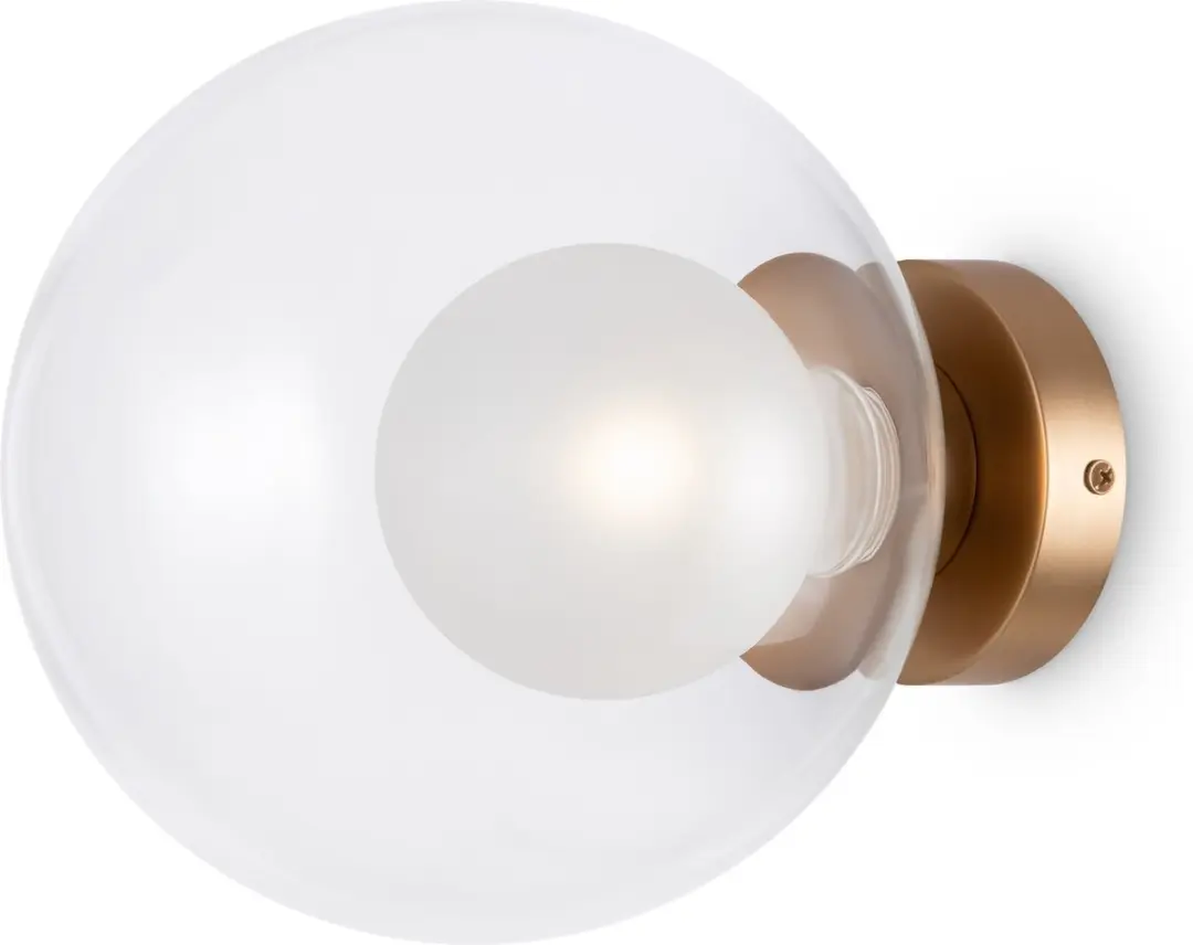 Maytoni Basic Form Wandlamp Goud - Ø20cm