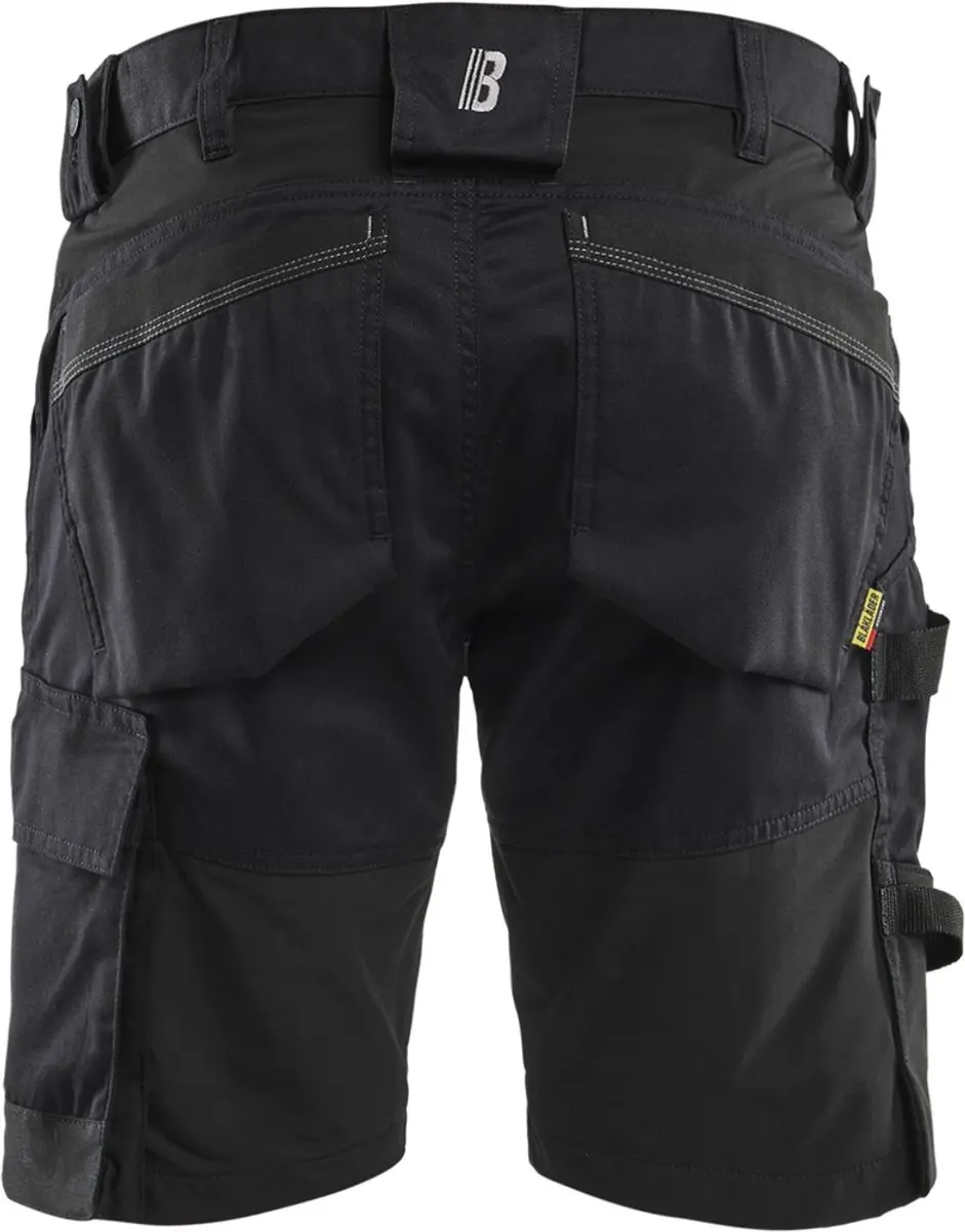 Blåkläder Short 2-Weg Stretch 1753-1832-9900 - Zwart C48