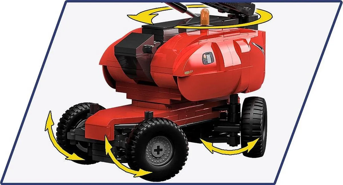 Cobi Manitou 280TJ Hoogwerker 1683 - 347 Stukken - Meerkleurig - afbeelding 6 van 6