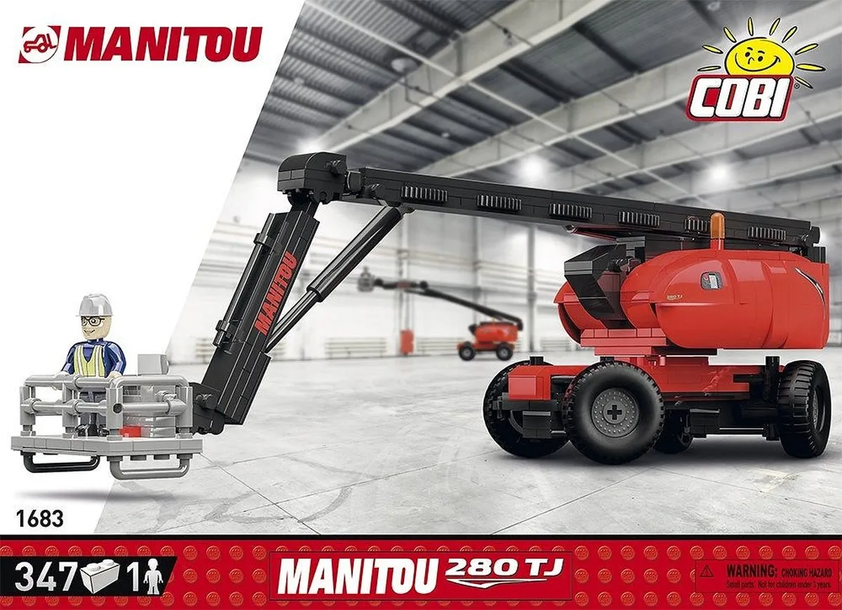 Cobi Manitou 280TJ Hoogwerker 1683 - 347 Stukken - Meerkleurig