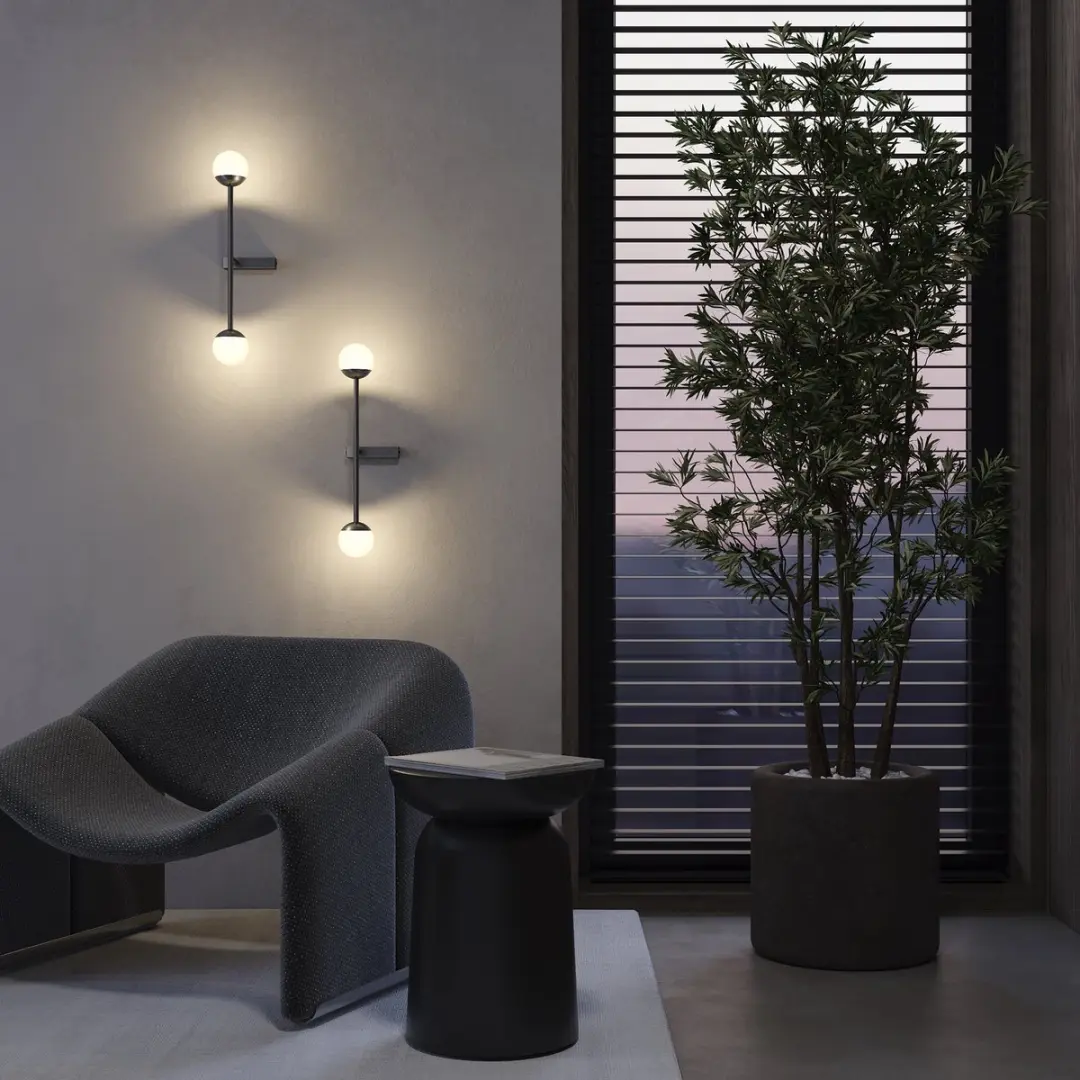Maytoni Wandlamp Touch - 10W - Zwart