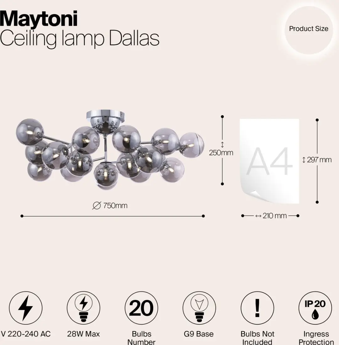 Maytoni Dallas Plafondlamp
