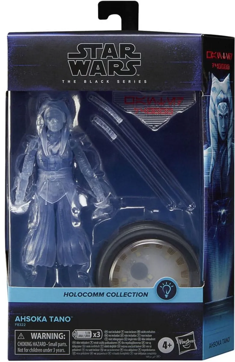 Hasbro Ahsoka Tano Holocomm Collection 740088 - Star Wars The Black Series - Meerkleurig - afbeelding 6 van 6