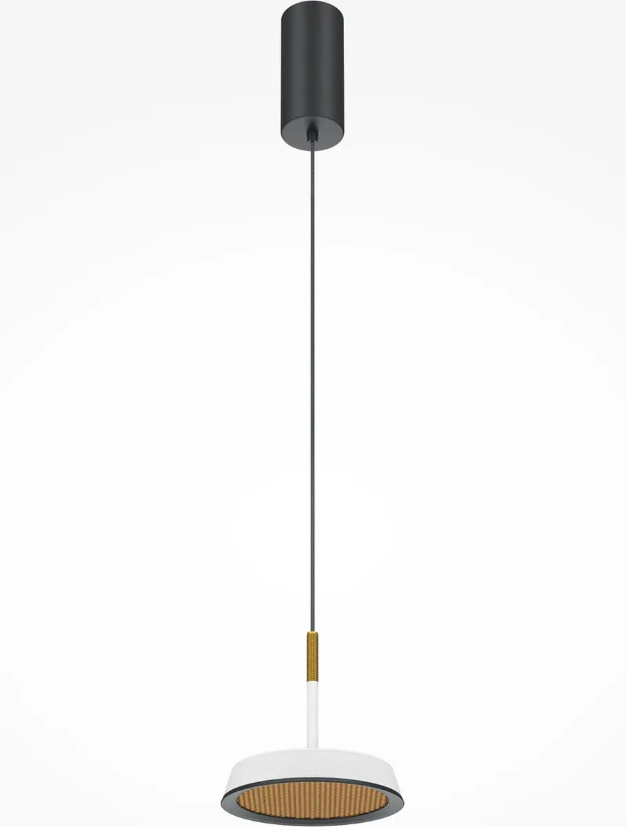 Maytoni El Hanglamp - Wit met goud - Ø15,3cm