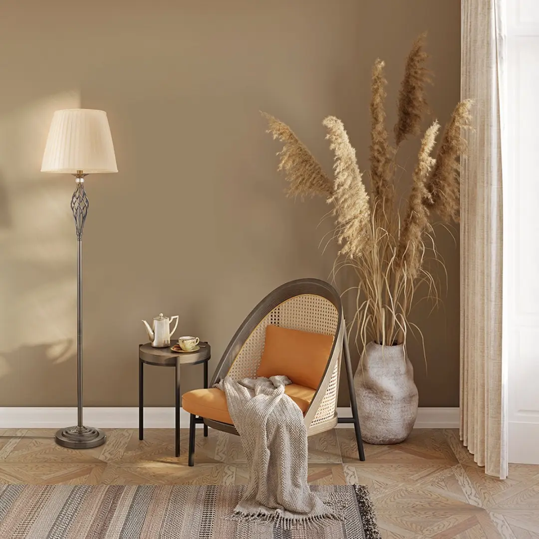 Maytoni Grace Vloerlamp - Ø38cm - Goud