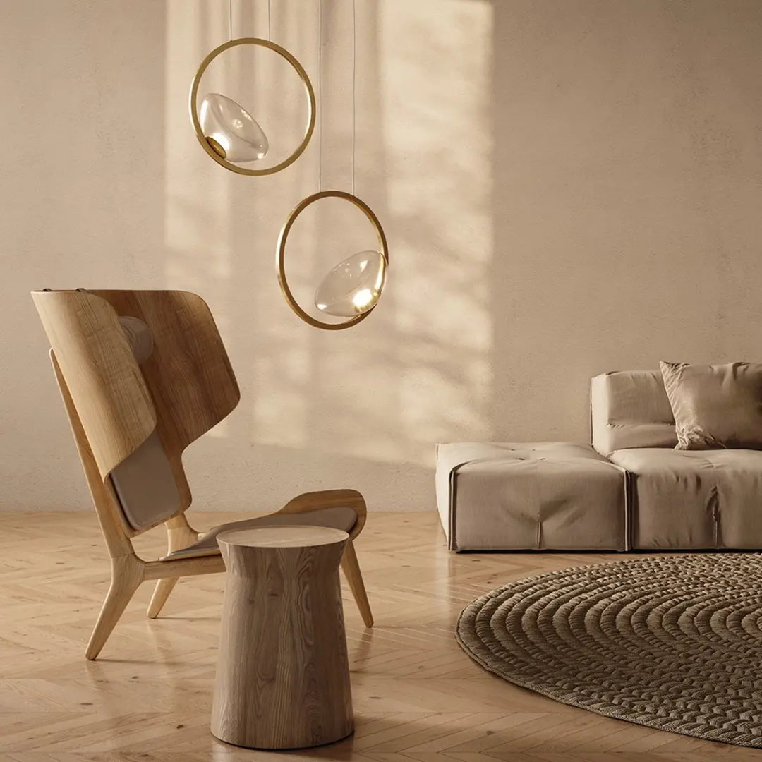 Maytoni Lunare Hanglamp - Messing Ø32cm