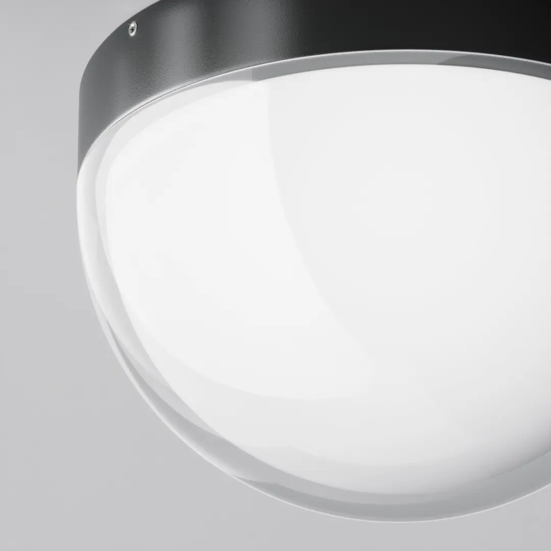 Maytoni Outdoor Plafondlamp Mon Ø18cm - Grafiet