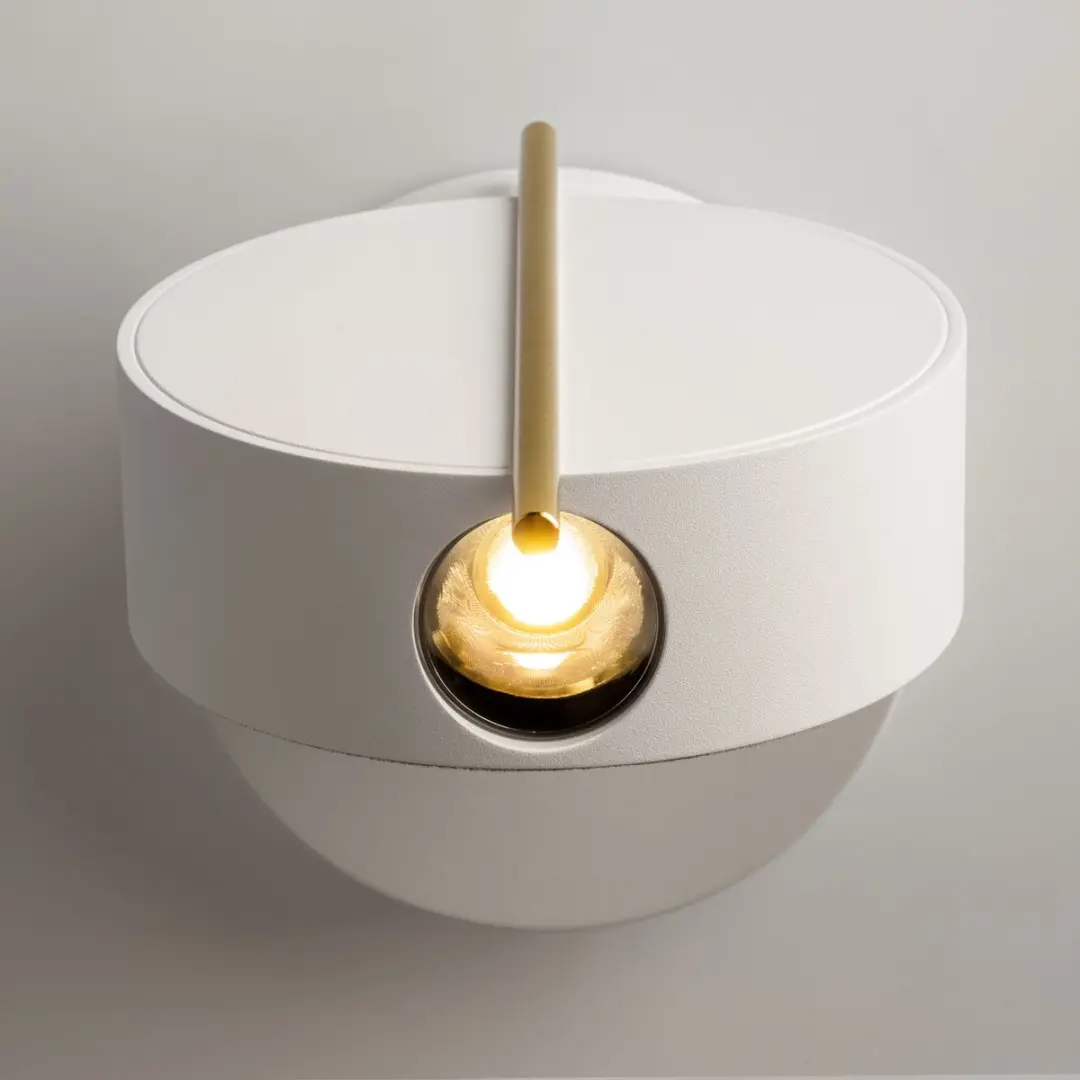 Maytoni Wandlamp Nuance Ø10cm - Wit