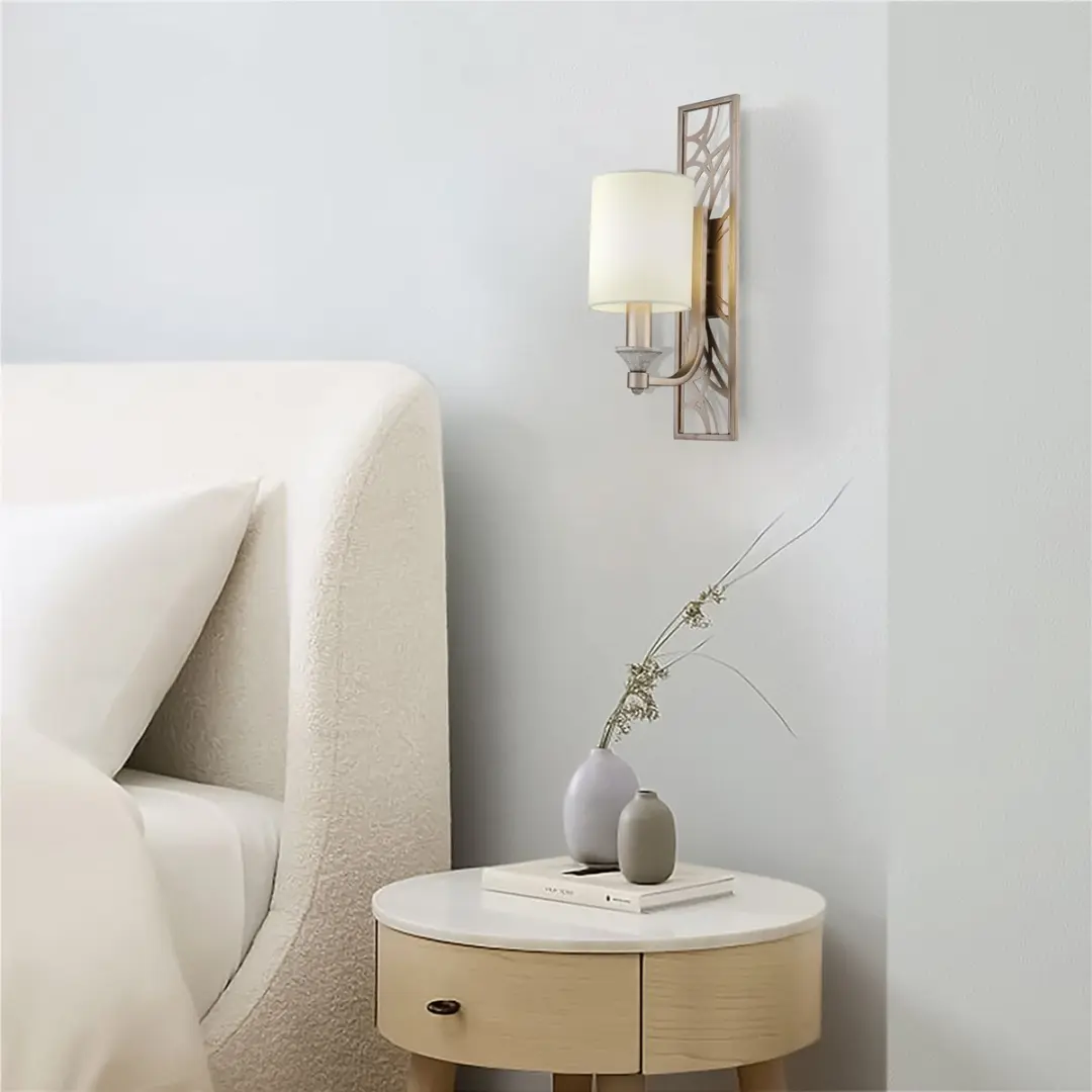 Maytoni Wandlamp Vittoria Crème - Goud