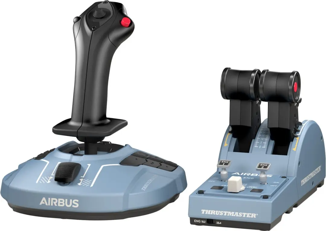 Thrustmaster TCA Officer Pack Airbus Edition - Blauw/Grijs/Zwart