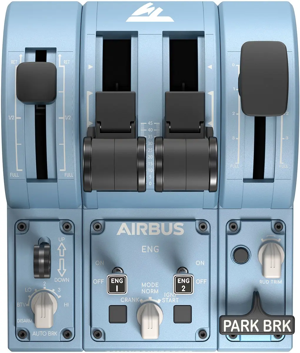 Thrustmaster TCA Officer Pack Airbus Edition - Blauw/Grijs/Zwart - afbeelding 6 van 6