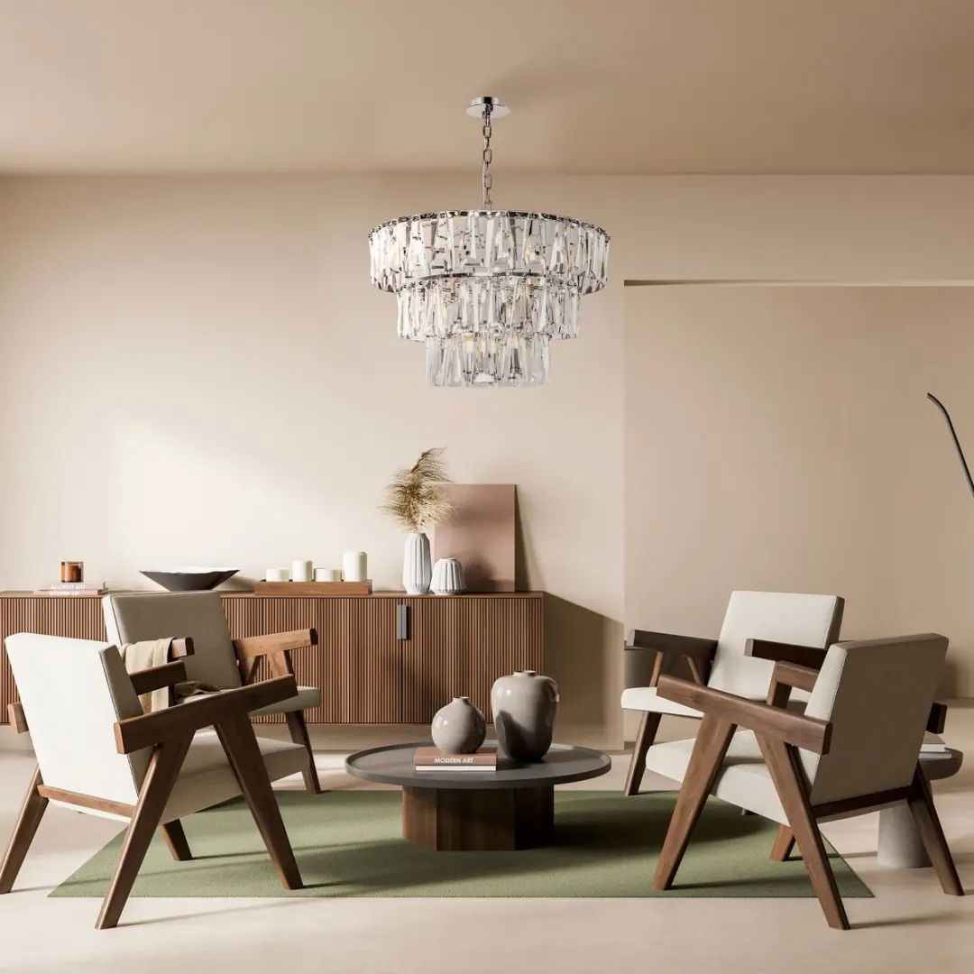 Maytoni Hanglamp Puntes Ø77 - 18 Lichtpunten - Chroom