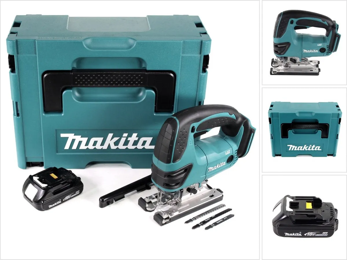 Makita DJV180Y1J Decoupeerzaag - 1x 1.5Ah accu - 2600 r/min - afbeelding 2 van 6
