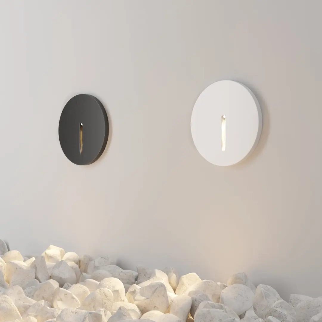 Maytoni Outdoor Lock Verlichting Trappen - 3W - Ø7cm - Wit