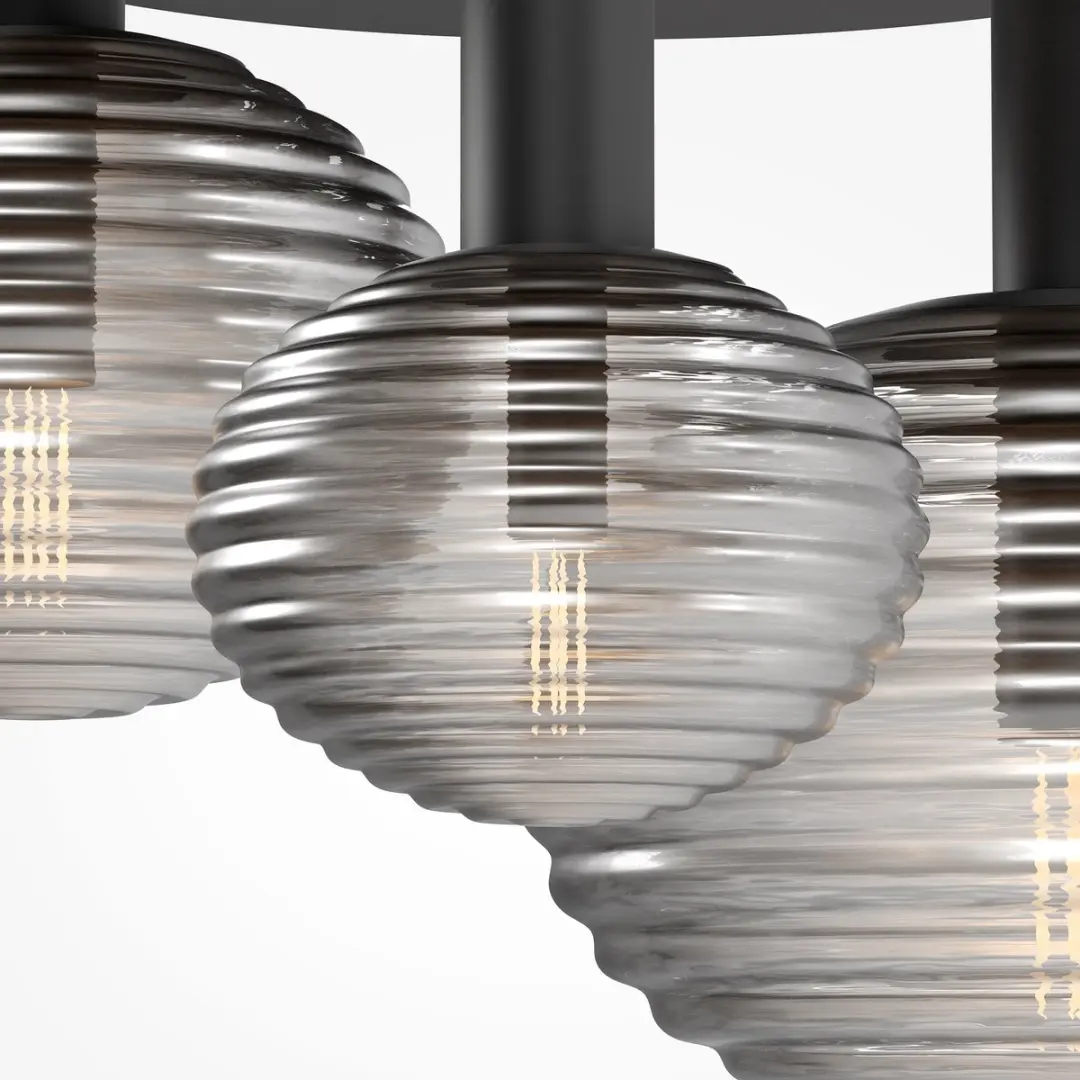 Maytoni Reels Plafondlamp - 3x40W - Zwart