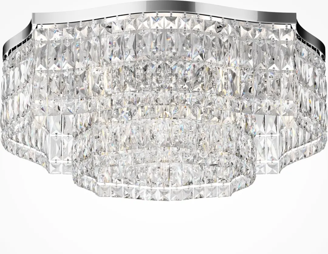 Maytoni Dune Plafondlamp - 6 Lichtpunten - Chroom