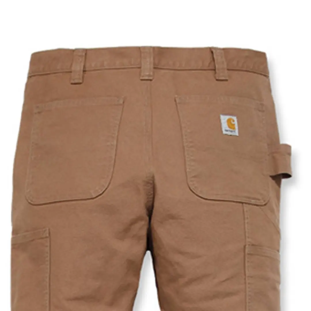 Carhartt Straight Fit Stretch Duck Dungaree Broek - S - Bruin
