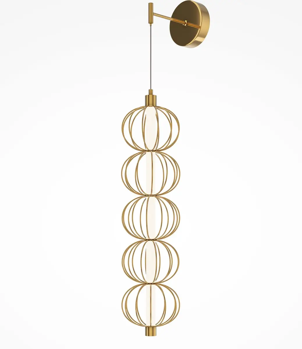 Maytoni Wandlamp Golden Cage Goud