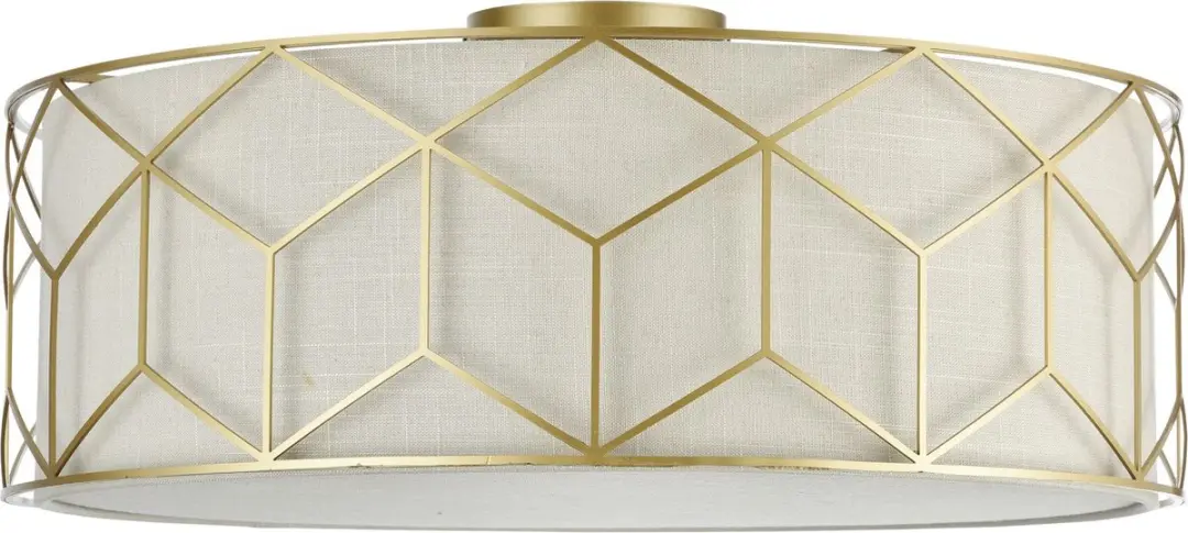 Maytoni Messina Plafondlamp - Goud Ø57cm
