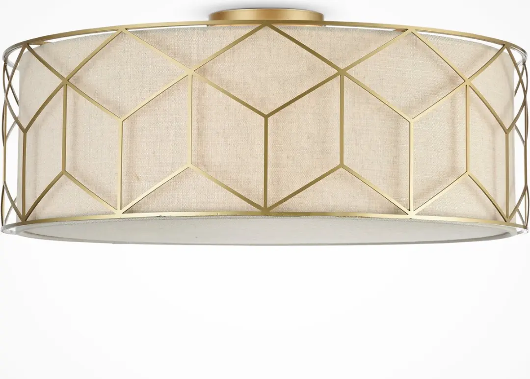 Maytoni Messina Plafondlamp - Goud Ø57cm