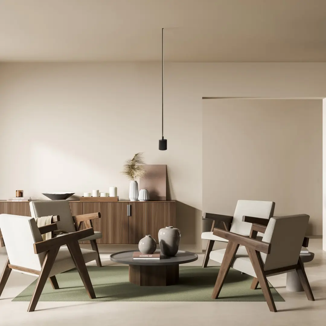 Maytoni Flow Vloerlamp - Zwart - Ø1,6m
