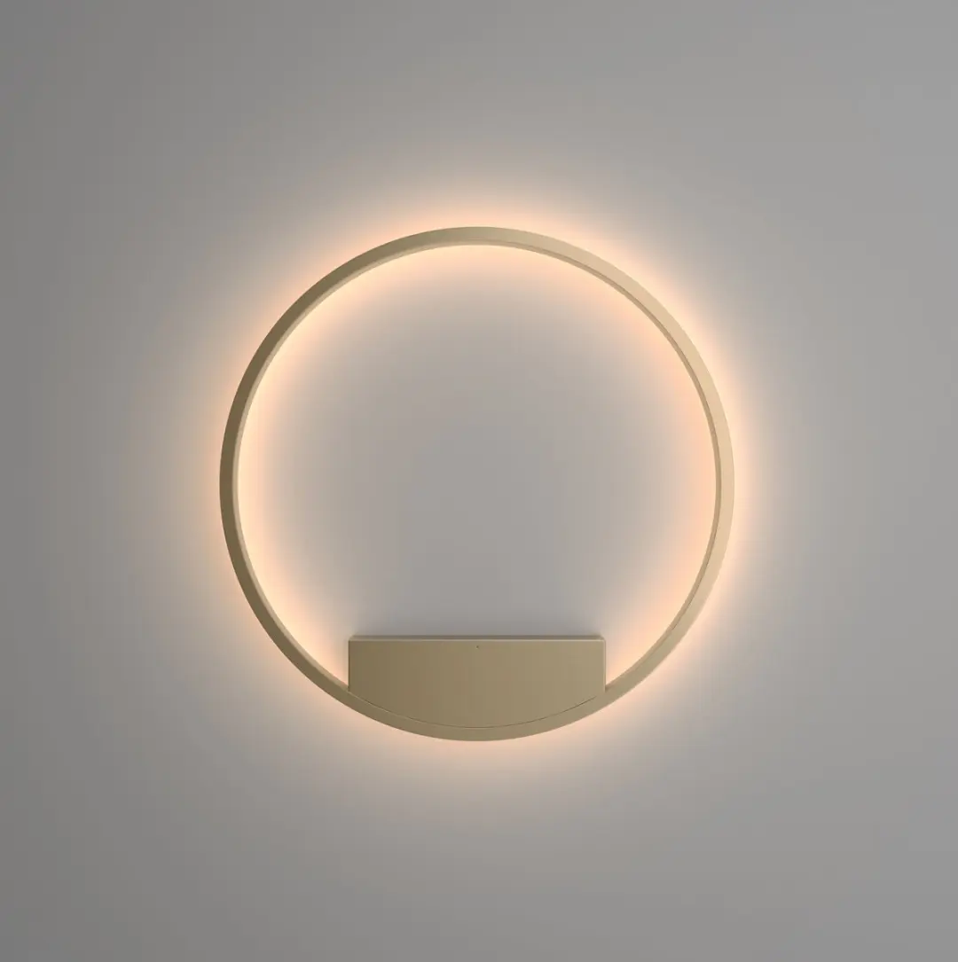 Maytoni Wandlamp Rim Ø60cm - Goud