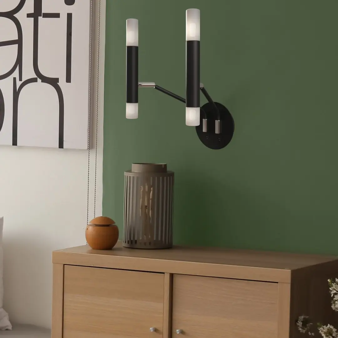 Maytoni Vigo Wandlamp - 4 Lichtpunten - Zwart