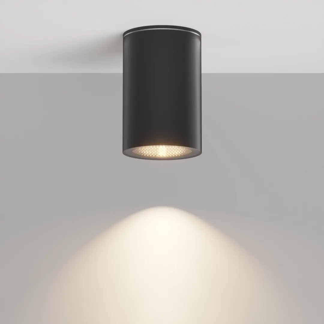 Maytoni Outdoor Plafondlamp Roll Ø6,5cm - Zwart