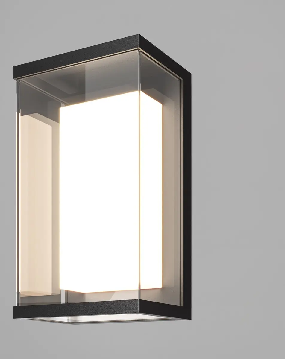 Maytoni Outdoor Wandlamp Baker Street - 10W - Zwart