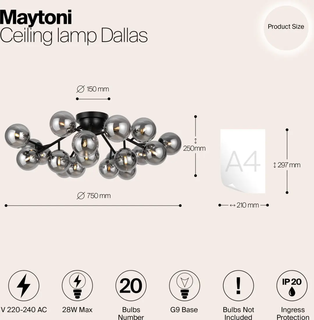 Maytoni Dallas Plafondlamp