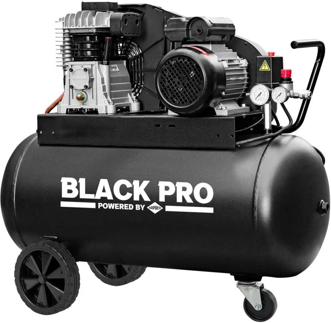 Airpress Black Pro B2800B/100 Compressor 90L - 2 Cilinders - 10 bar