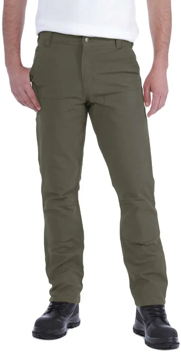 Carhartt Stretch Duck Dungaree Broek - Groen Tarmac 40/32