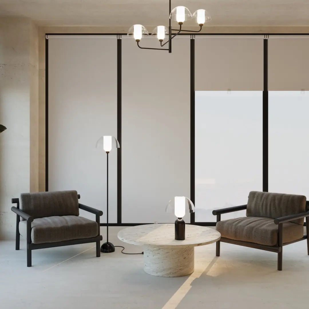 Maytoni Vloerlamp Memory - Zwart Ø30