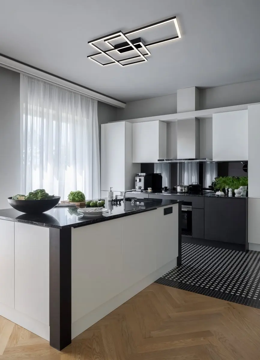 Maytoni Plafondlamp Line - 3 Lichtpunten 3000K - Zwart