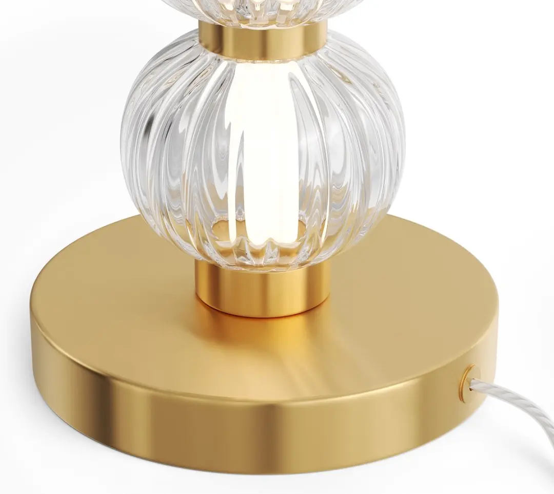 Maytoni Amulet Tafellamp - Goud - Ø25cm