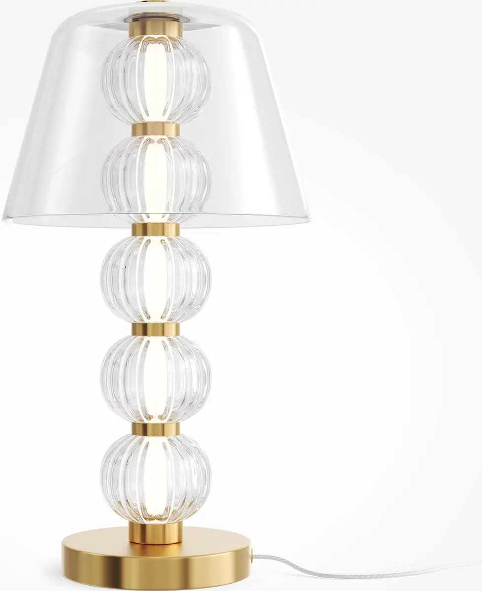 Maytoni Amulet Tafellamp - Goud - Ø25cm