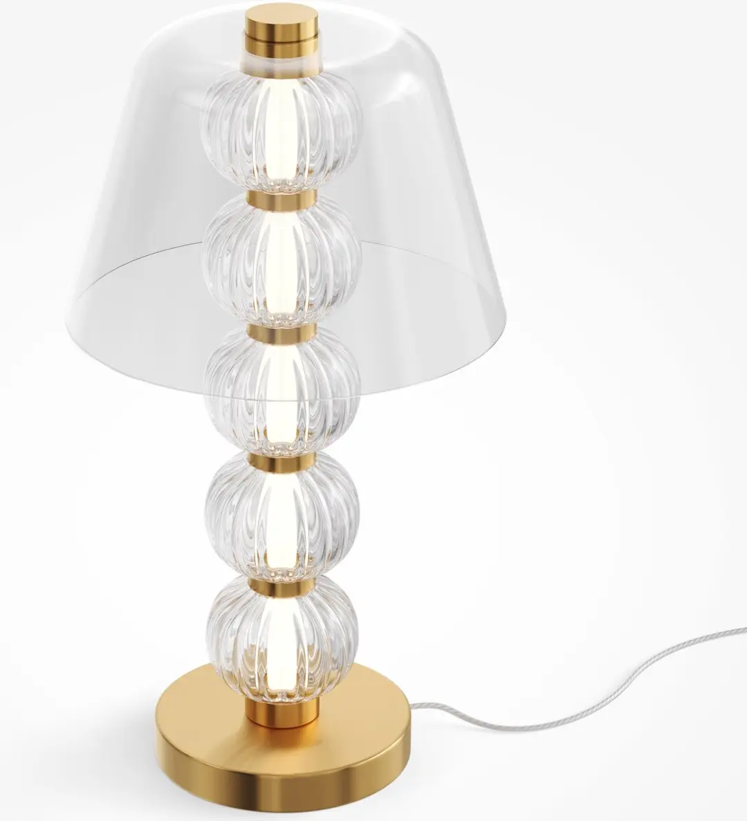 Maytoni Amulet Tafellamp - Goud - Ø25cm