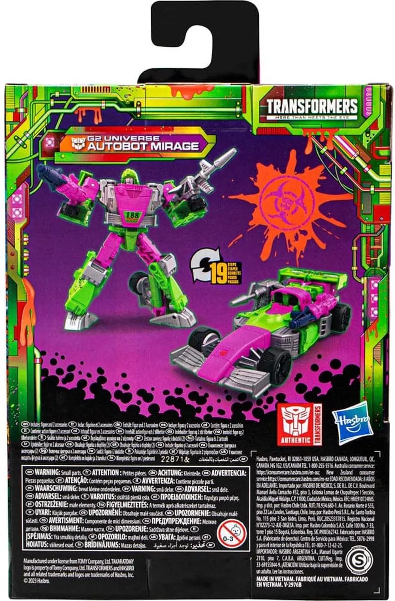 Hasbro Transformers G2 Universe Autobot Mirage - 14cm Action Figure - Multi