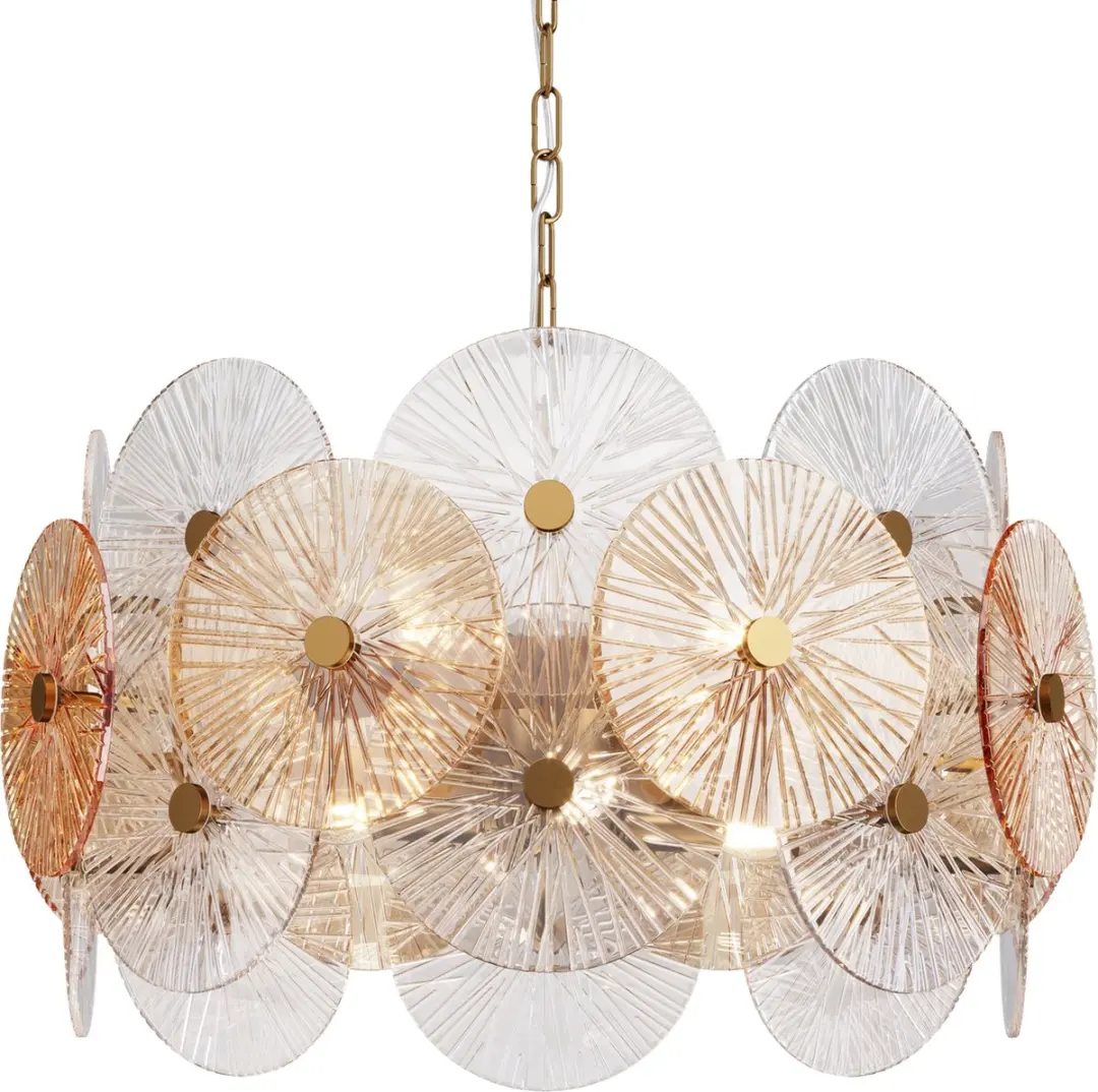 Maytoni Hanglamp Aster Goud Ø62,6cm - 10 Lichtpunten